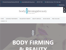 Tablet Screenshot of bodyfirming.com.au